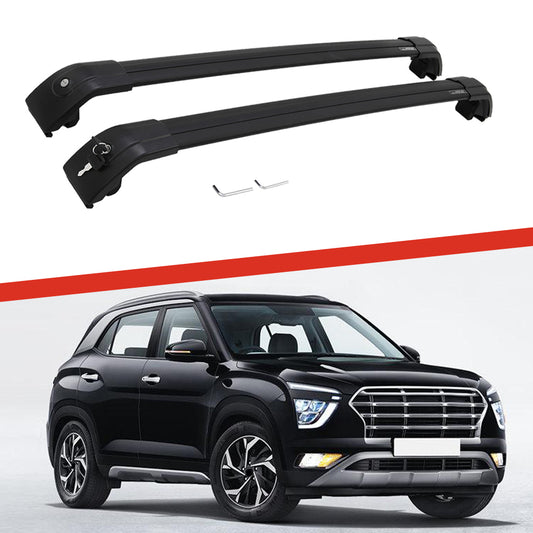 Saremas Off-road Luggage Carrier Crossbar Cross Bar Roof Rack for Hyundai Creta IX25 2019 2020 2021