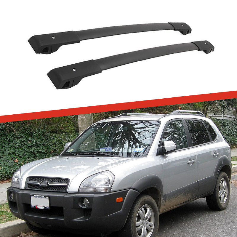 Saremas Rooftop Cargo Carrier Roof Rack Crossbar Cross Bar for Hyundai Tucson 2005-2008