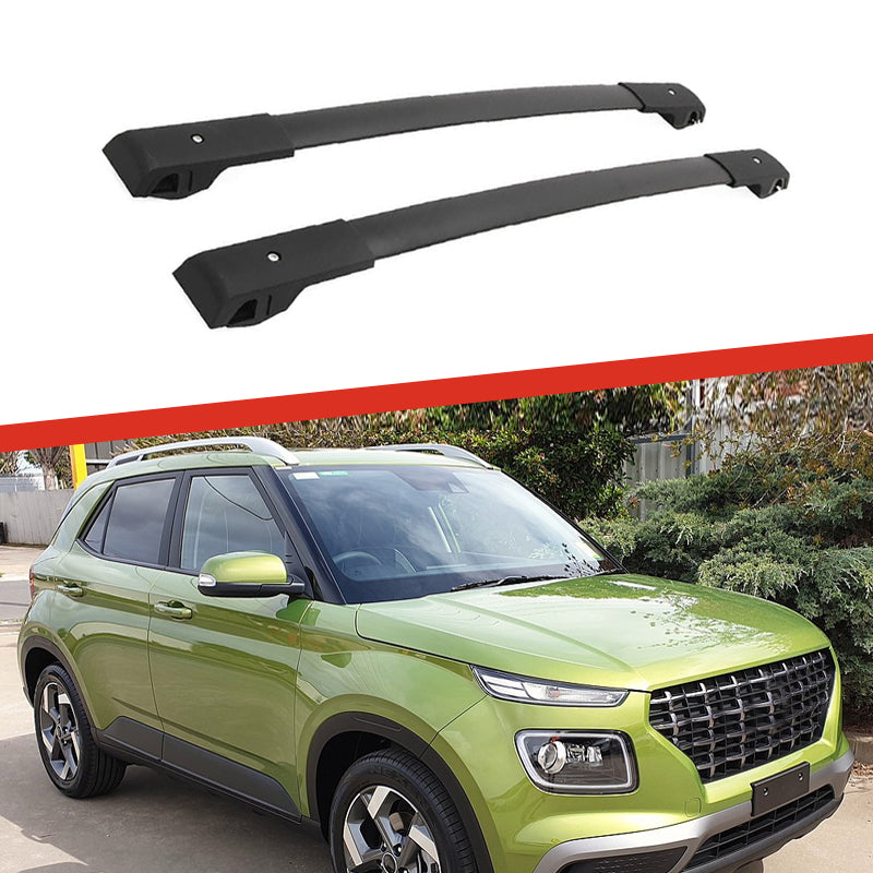 Saremas Rooftop Cargo Carrier Roof Rack Crossbar Cross Bar for Hyundai Venue 2020 2021
