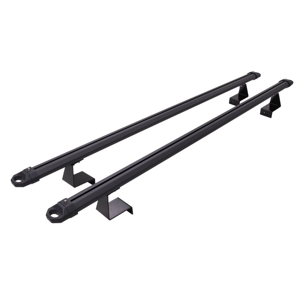 Saremas Adjustable Aluminum Low-Height Truck Bed Rack for Pickups with Soft Roll Up and Retractable Tonneau Covers