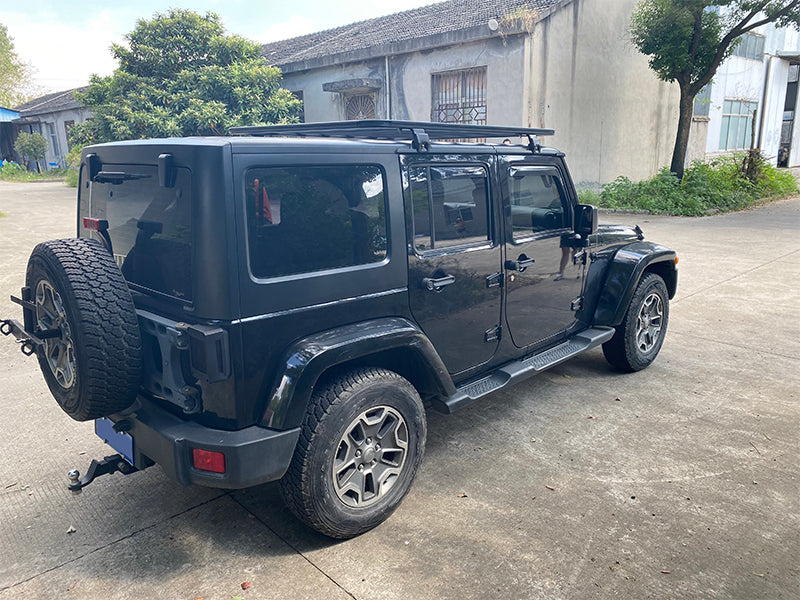 Saremas Heavy Duty Luggage Cargo Carrier Roof Basket Platform for Jeep Wrangler JK JL 4door 2door 2007-2022