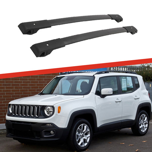 Saremas Rooftop Cargo Carrier Roof Rack Crossbar Cross Bar for Jeep Renegade 2015-2021