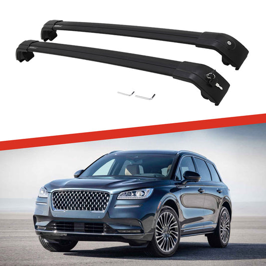 Saremas Car Top Luggage Holder Carrier Crossbar Cross Bar Roof Rack for Lincoln Corsair 2019 2020 2021