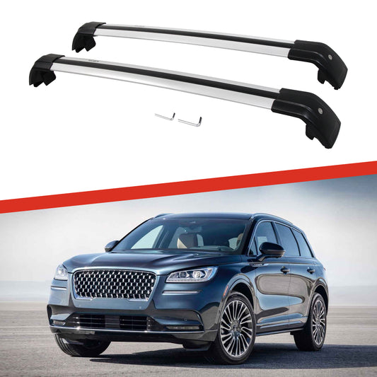 Saremas Car Top Luggage Holder Carrier Crossbar Cross Bar Roof Rack for Lincoln Corsair 2019 2020 2021