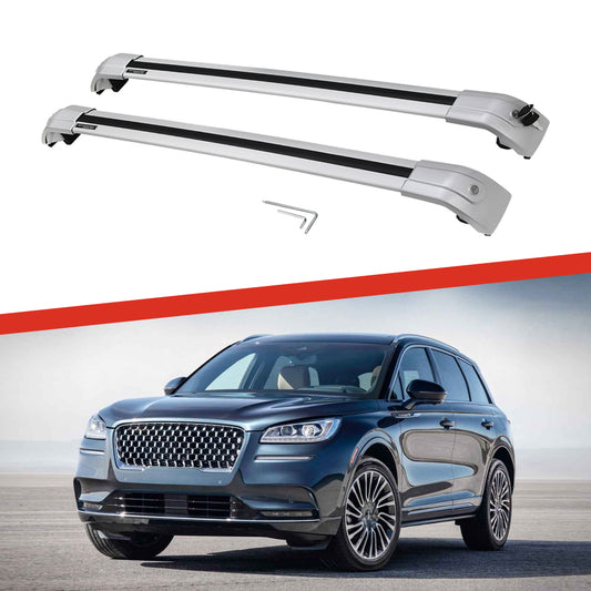 Saremas Car Top Luggage Holder Carrier Crossbar Cross Bar Roof Rack for Lincoln Corsair 2019 2020 2021