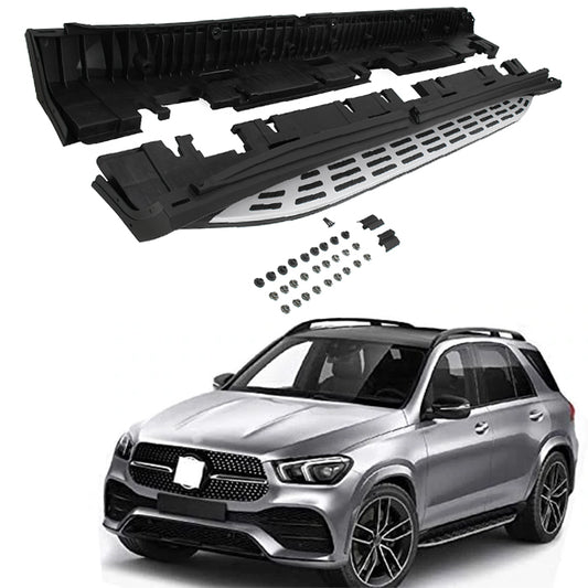 Saremas Aluminum Alloy Running Boards Side Steps Nerf Bars for Mercedes Benz GLE W167 (350/450/580) 2020 2021 2022