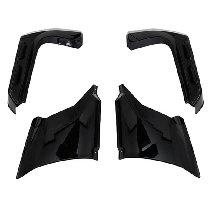 Saremas 4PCS Front Rear Bumper Splitter Moulding Trim Fit for Honda CRV 2020-2022