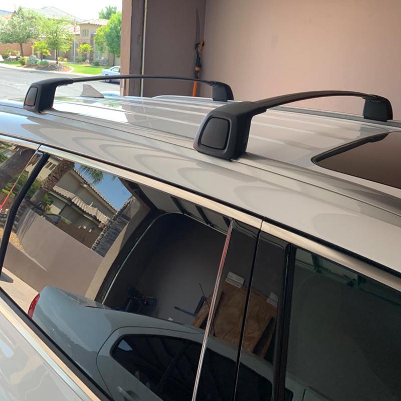 Saremas Black Aluminum Alloy Roof Rack Crossbar Cross Bar for Lexus RX RX350 RX350L RX450H 2016-2021