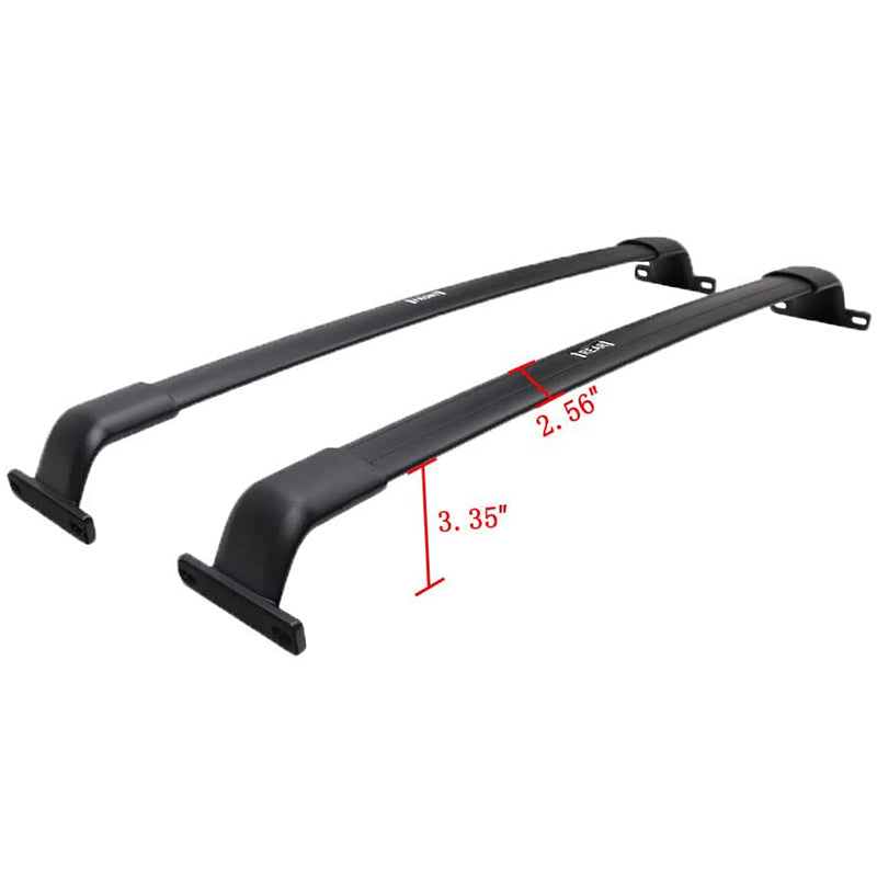 Saremas Black/Silver Aluminum Alloy Roof Rack Crossbar Cross Bar Fit for Jeep Grand Cherokee L 2021 2022